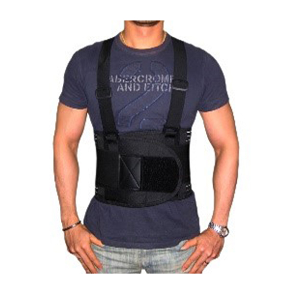 PROSIRY SAFE Back Support Belt Model BS-001 Black for Heavy Lifting, Reduces Lower Back Pain
