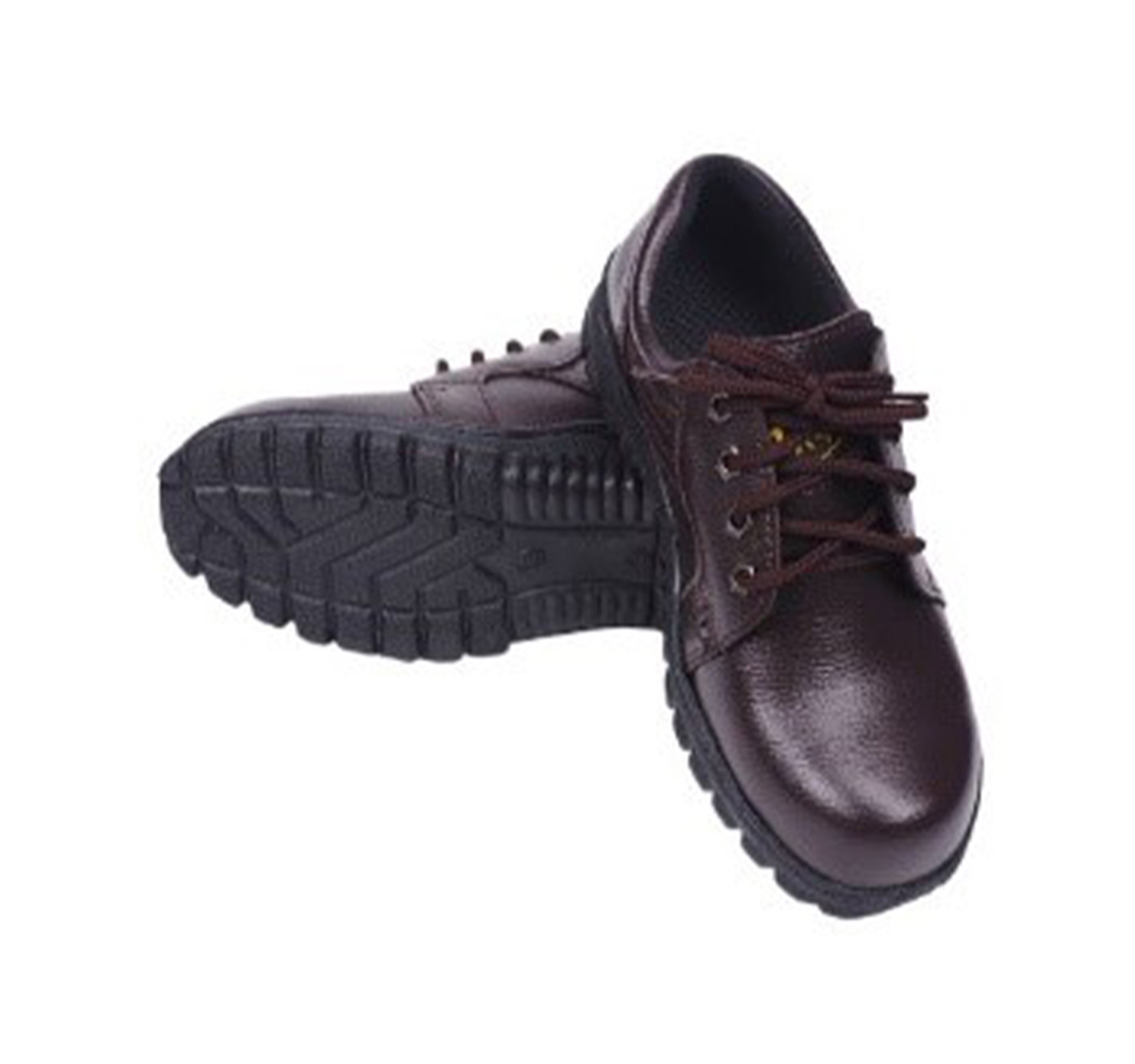 Synthetic leather safety shoes Model MP005-B Brown